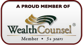 A Proud member of Wealth Counsel Member 5+ years